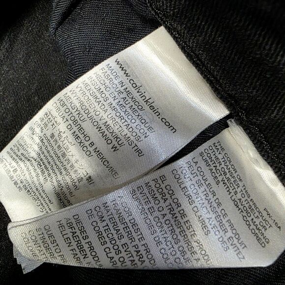 Calvin Klein CKJ 056 Athletic Slim Men's Jeans Size 28 x 30 Vintage Wash Black - Picture 5 of 9